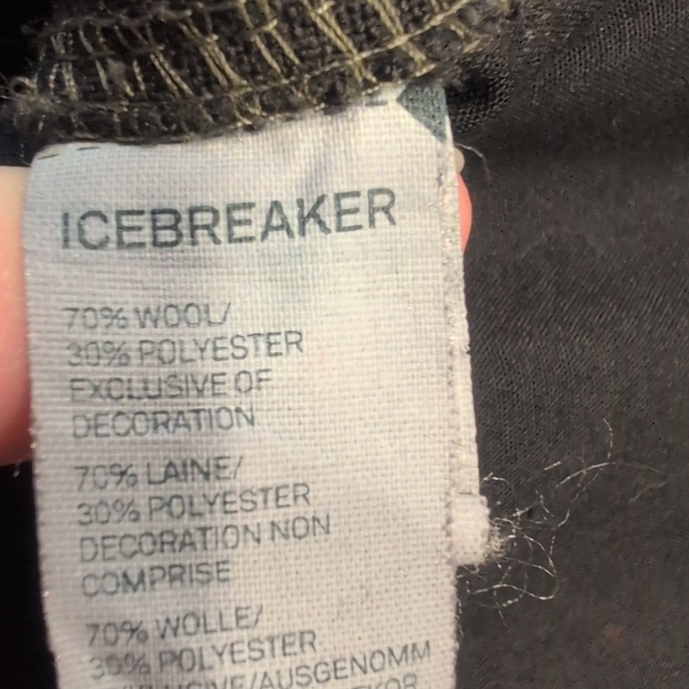Icebreaker Men's Merino Wool Pants Brown Size 34 - Picture 4 of 8